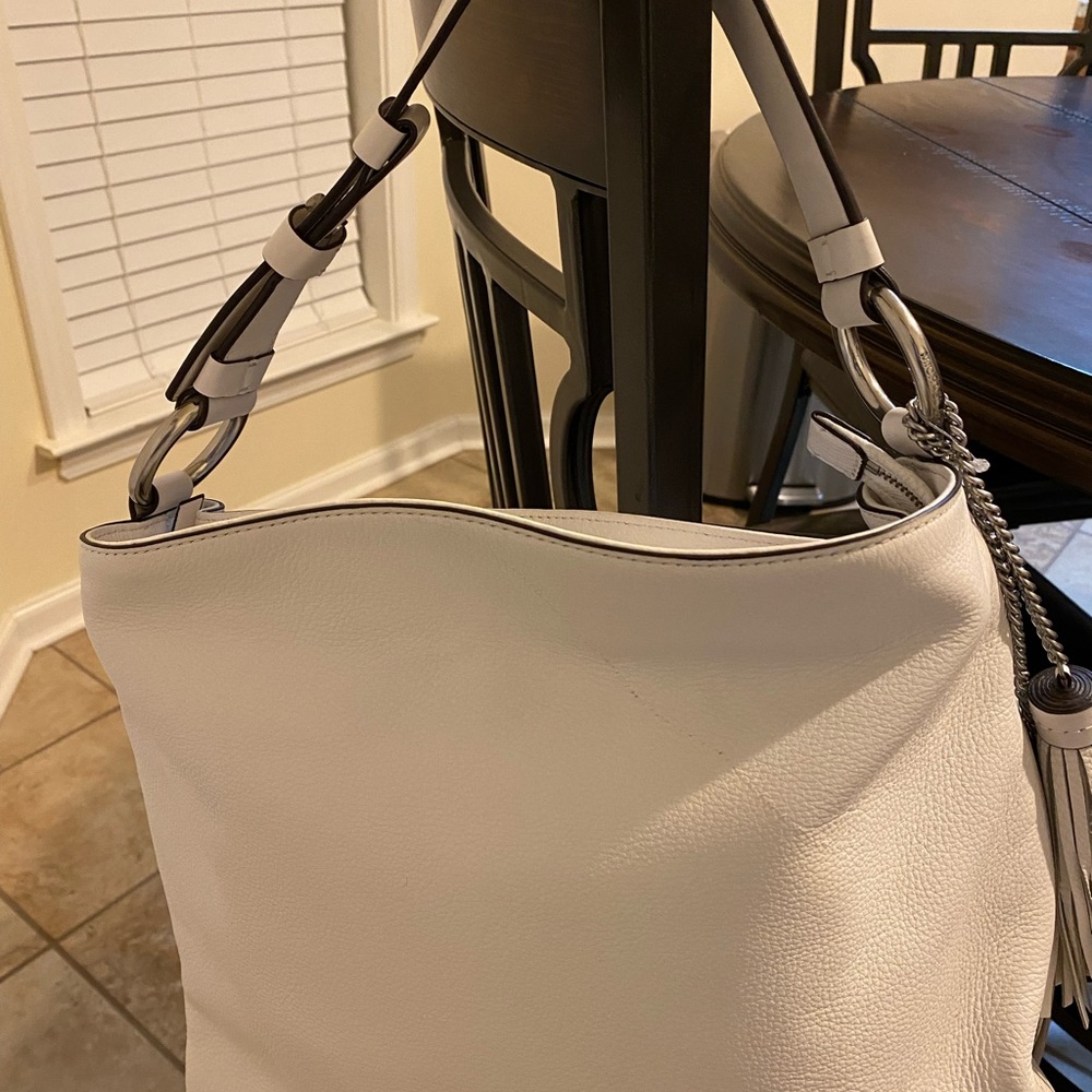 Michael Kors Leather Handbag…Off-White Color… - Picture 4 of 16
